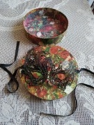 Maska wenecka elegancka teatralna z metalu