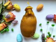 Świeca z wosku pszczelego 