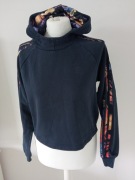 Adidas krótka bluza z kapturem przez głowę r 164