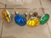 Żarówki tradycyjne lustrzane kolorowe 230 V AC 60W - 4 szt.