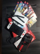 Konsola NINTENDO Switch Oled Biała + Etui + Gry
