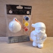 Bombka do kolorowania + święty Mikołaj Kreatywna zabawka