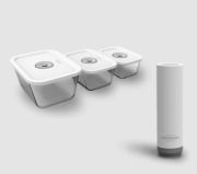 Pompka próżniowa Vorwerk i 3 szklane pojemniki Thermomix