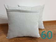 C060 poszewki na poduszki 45x45  szary boho