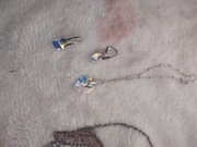 Srebrne kolczyki z łańcuszkiem serduszko próba 952