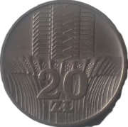 Polska 20 złotych z 1974 roku BLOK I KŁOSY - OBEJRZYJ MOJĄ OFERTĘ