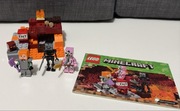 LEGO Minecraft 21139 Walka w Netherze, komplet z instrukcją