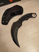 Nóż kerambit survivalowe do obronie.