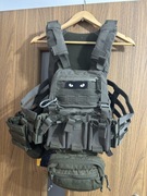 Kamizelka taktyczna typu Plate Carrier M-Tac - Ranger Green KOMPLET