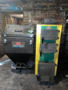 Kocioł dwufunkcyjny krzaczek 17kw z podajnikiem