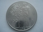 Włochy 100 lirów 1978