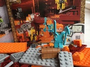 lego minecraft 21154, most płomyków, sprawdzone, kompletne