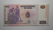 Stary banknot 200 Cents  Francs Kongo