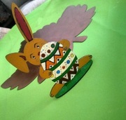 Zajączek ręcznie malowany