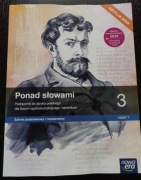 Ponad słowami 3 cz.1 podręcznik zakres podstawowy i roszerzony, 2024 (BDB) 