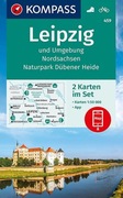 KOMPASS 459 Leipzig und Umgebung, Nordsachsen 1:50000