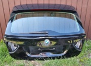 Uszkodzona klapa bagażnika + zderzak tył BMW E91 schwarz 2 668