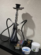 Shisha 50cm - jak nowa, + melasa, węgielki