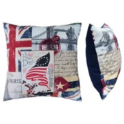 Poszewka 40x40 cm Red Flag - Bawełna