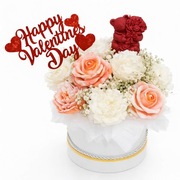 Flower box na walnetynki 