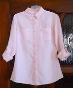 dwie koszule damskie __Lniana ,,M&S" i ,,Gap" bawełniana__36/S