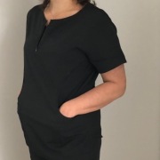 Fartuszek i spodnie - kosmetyczka, fryzjerka etc. 