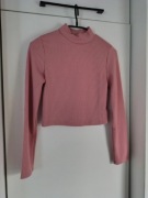 Cienki sweterek typu crop top