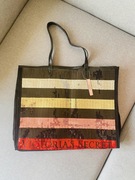 Victoria’s Secret torba shopper czarna cekiny logo