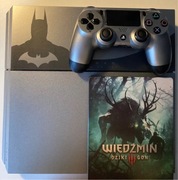 PS4 Batman Arkham Knight Limited Edition + pad + Wiedźmin
