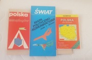 Mapa samochodowa , turystyczna, atlas - różne