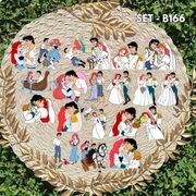 Komplet naklejek | Mała syrenka