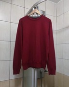 sweter sweterek Gianluca Condotti męski XXL czerwony burgundowy woolmark ci