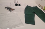 Elegancki komplet do chrztu na roczek wesele, rozm. 80, NOWY z metką