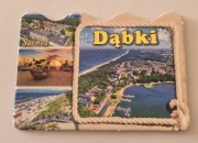 Magnes na lodówkę DĄBKI Ustka Mielno Wyspa Wolin Morze Bałtyckie(42) 