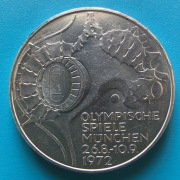 10 marek 1972 D Niemcy Monachium 1972 - Stadion Srebro 0,625 waga 15,5