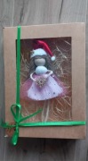  Świąteczny Aniołek handmade/ makrama 