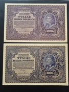 1000 marek polskich 1919 aUNC- III seria C lub I seria AK
