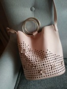 Różowa torba, torebka orsay