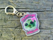 Sad Hamster smutny chomik tiktok brelok breloczek