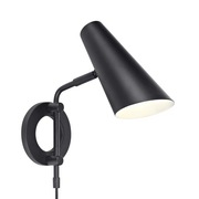Kinkiet CAL 106782 Markslojd lampa ścienna e14 czarna skandynawska