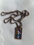 Włoski Srebrny Medalik VINTAGE | Próba 800/925 | 84 AR Arezzo 