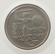 10 złotych 1965 VII wieków Warszawy Syrenka chuda próba st. 1