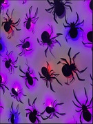Pająki 3D LED,12 sztuk. IDEALNE NA HALLOWEEN