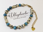 Bransoletka Radości i Równowagi – Apatyt, Jaspis Dalmatyński, Hematyt 