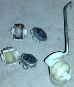 Stopki, nóżki obudowy, pralka Electrolux EWT 90120W.