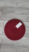Grace focus fashion bordowy beret wełniany nowy