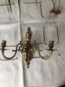 Świecznik mosiężny