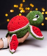 Żółwik Arbuz na szydełku prezent pluszak maskotka