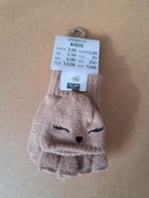 Nowe rękawiczki 92/104 pepco 2-4 lata brązowe