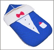 Śpiworek do wózka z minki. WYPRZEDAŻ